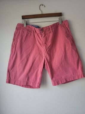 Polo by Ralph Lauren Pink Flat Front Cotton Classic Preppy Shorts